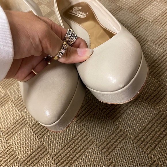 Authentic nude Gucci pumps - Picture 10 of 12